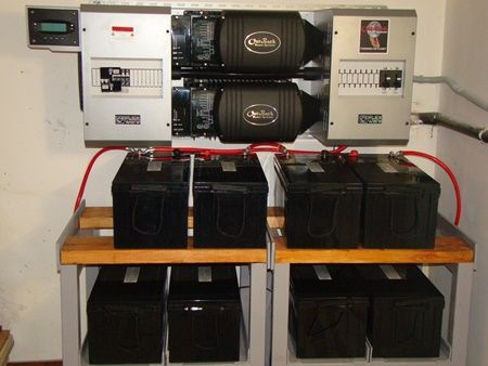 Инверторная система резервного электроснабжения для дома в Краснодарском крае на базе модуля OutBack FLEXpower TWO мощностью 6 кВА